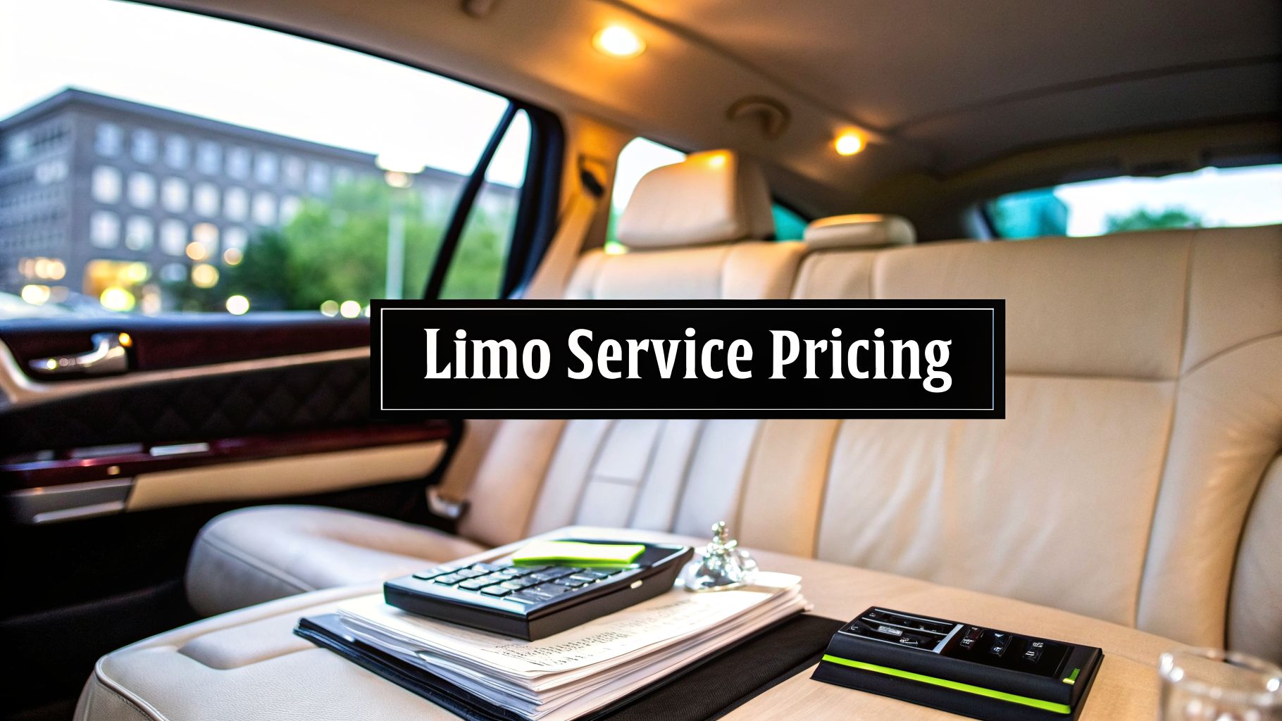 Your Guide to Limo Service Pricing in 2026