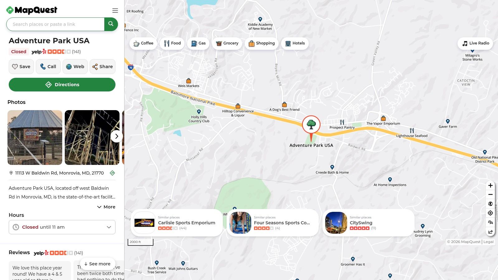 6. MapQuest: For Cross-Verification